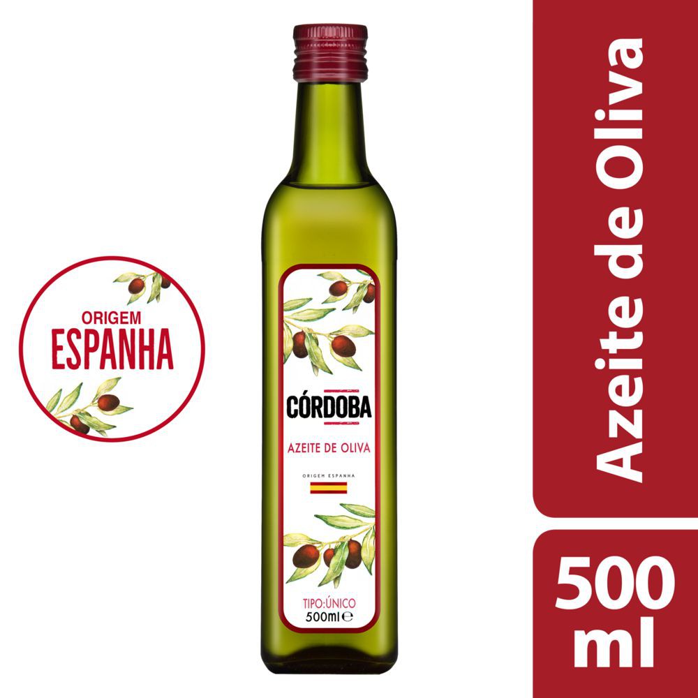 Azeite Espanhol Cordoba 500mL Tipo Único - Meu Mercado em Casa
