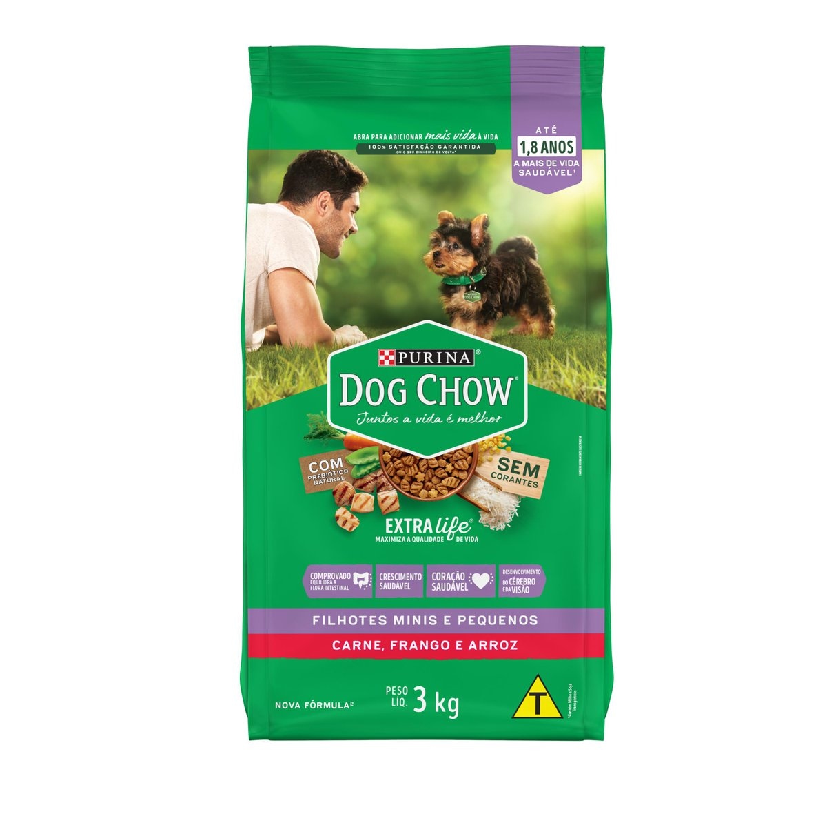 Ração Dog Show 3Kg Filhotes e Minis - Meu Mercado em Casa